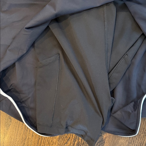 Black Dress  with skort shorts White Trim Athletic - Picture 7 of 9